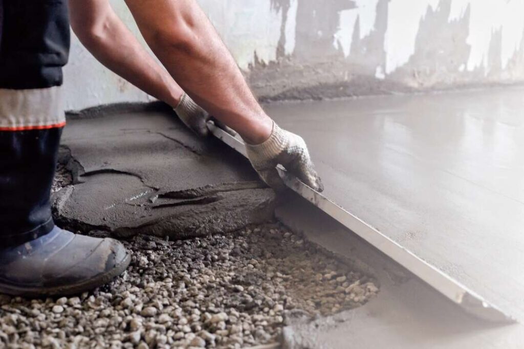 How To polish concrete Floor By Hand